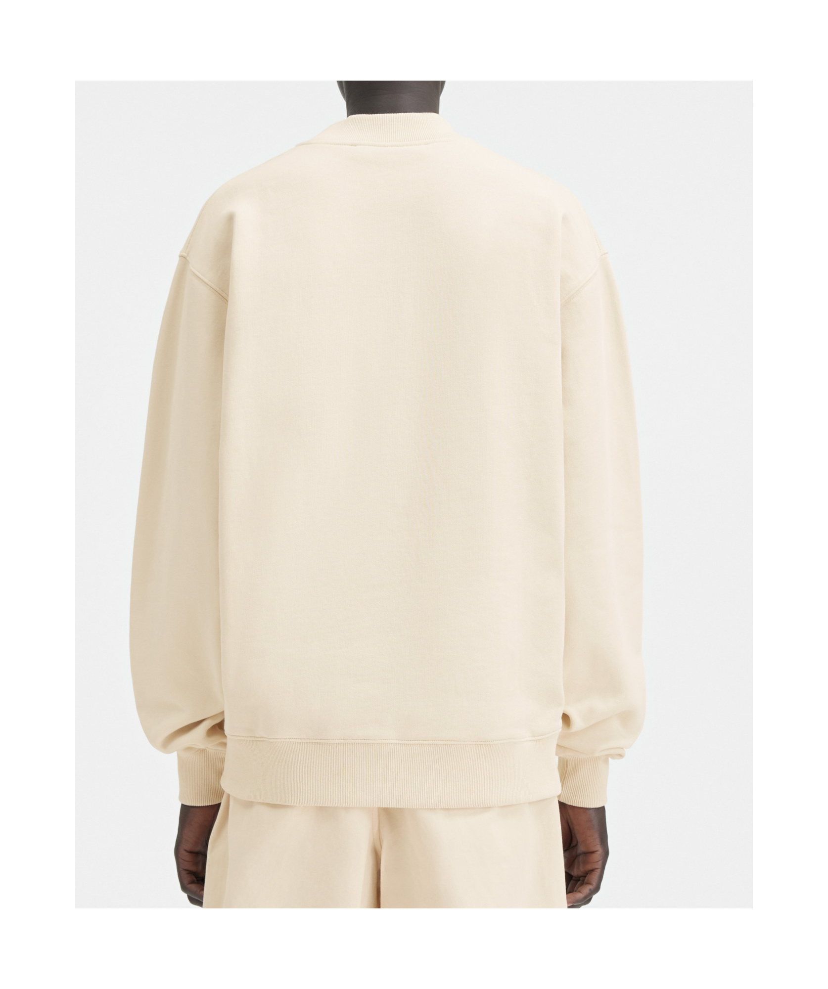 Jacquemus The Gros Grain Sweatshirt In Neutral