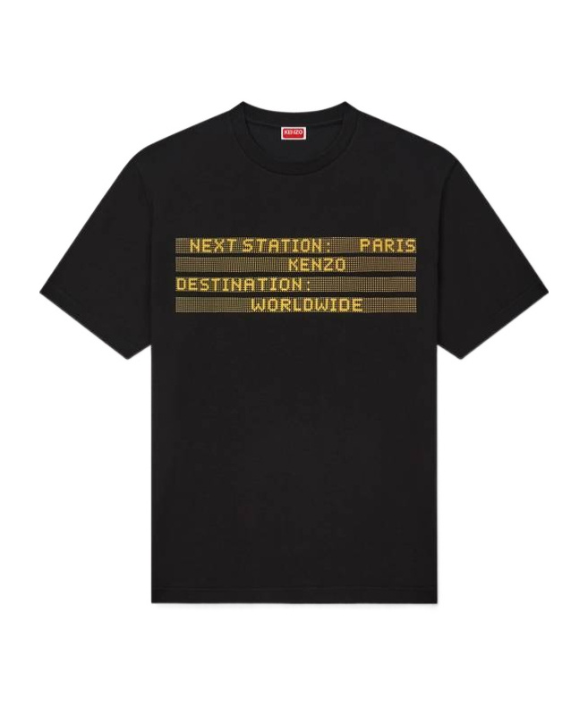 Kenzo ' City' T-shirt In Cotton In Black