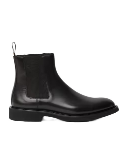 Doucal's Man Ankle Boots Black Size 8.5 Leather In Black