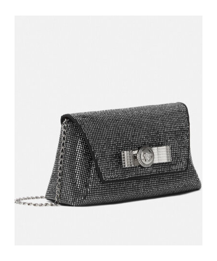 Versace Gianni Clutch Bag In Black