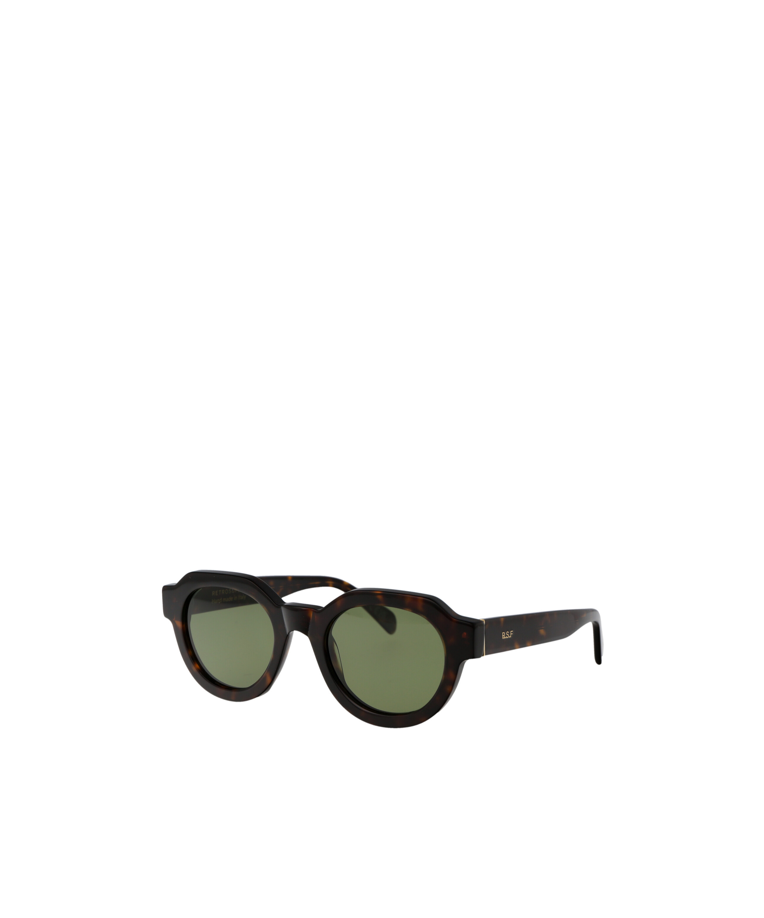Retrosuperfuture Vostro Round Frame Sunglasses In Green