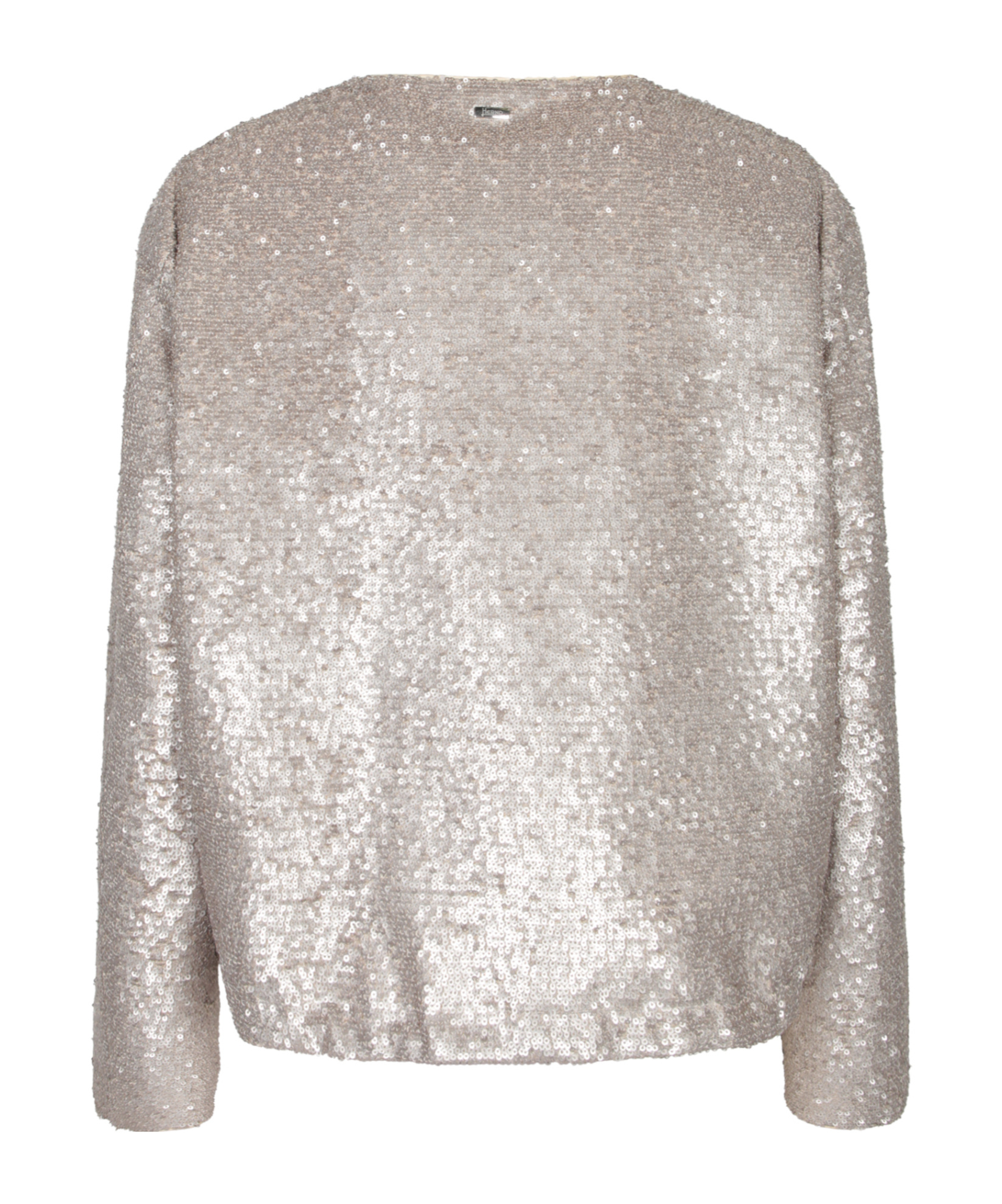 Herno Resort Sequin-embellished Bomber Jacket In Silver