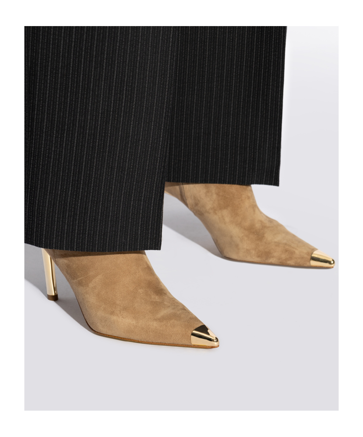 Michael Kors Pointed Short Boots In Brown