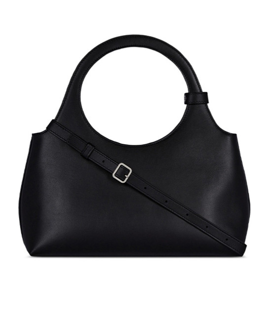 Courrèges Holy Day Leather Bag In Black