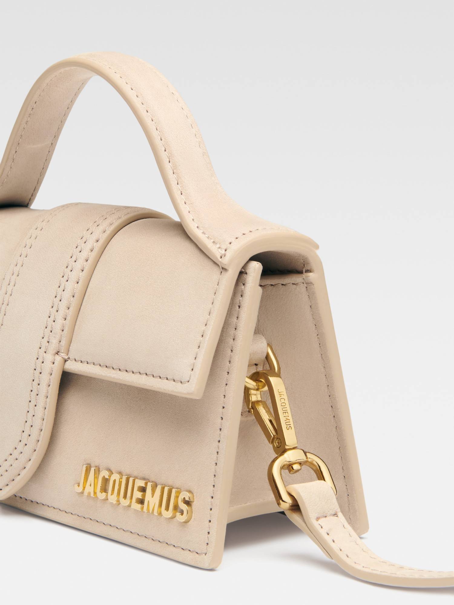 Jacquemus Mini Flap Bag In Neutral