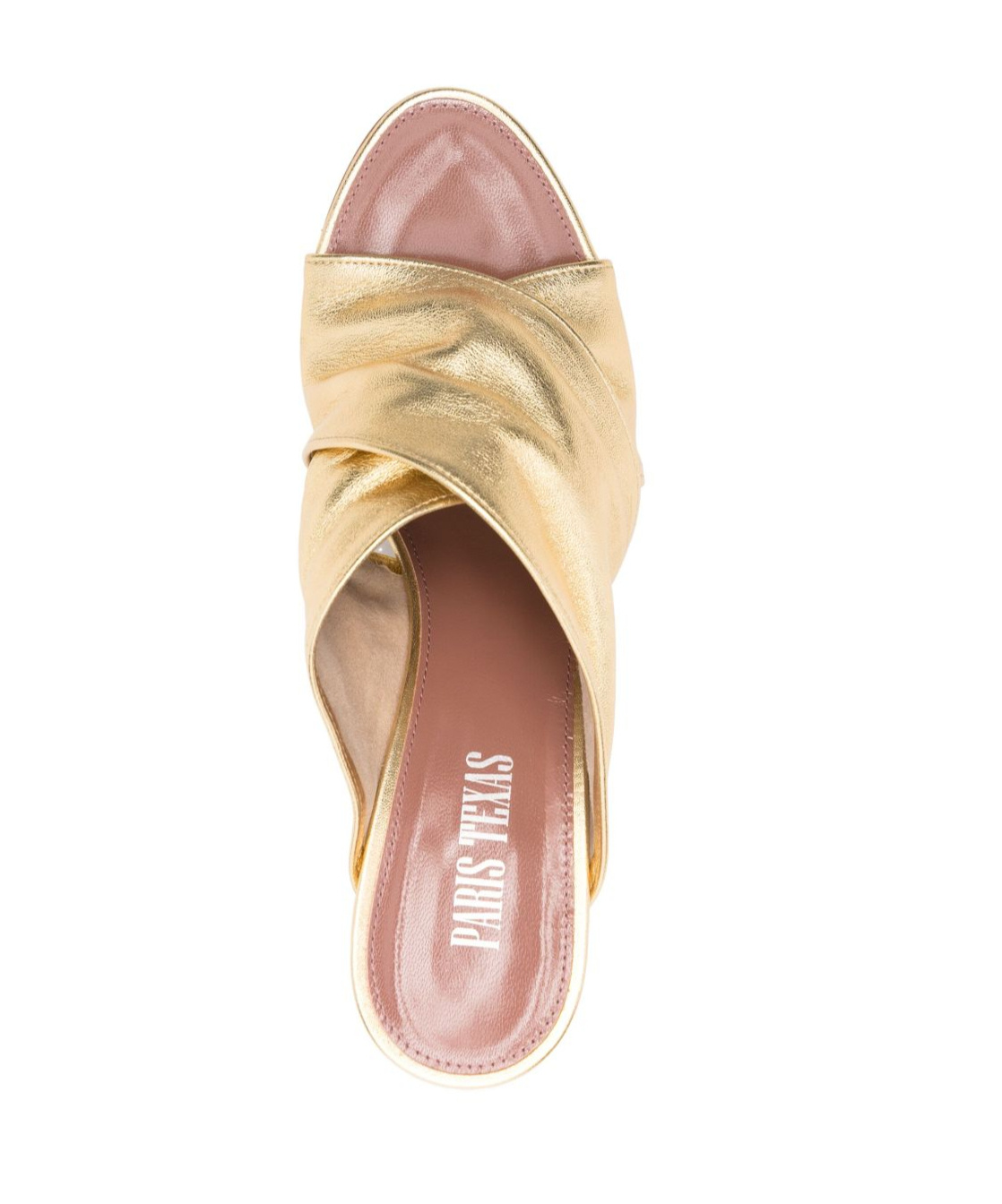 Paris Texas Round-toe High-heeled Sandals In Brown