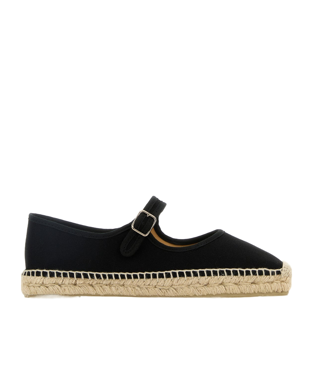 Castaã±er Castañer Padua Round Toe Espadrilles In Black