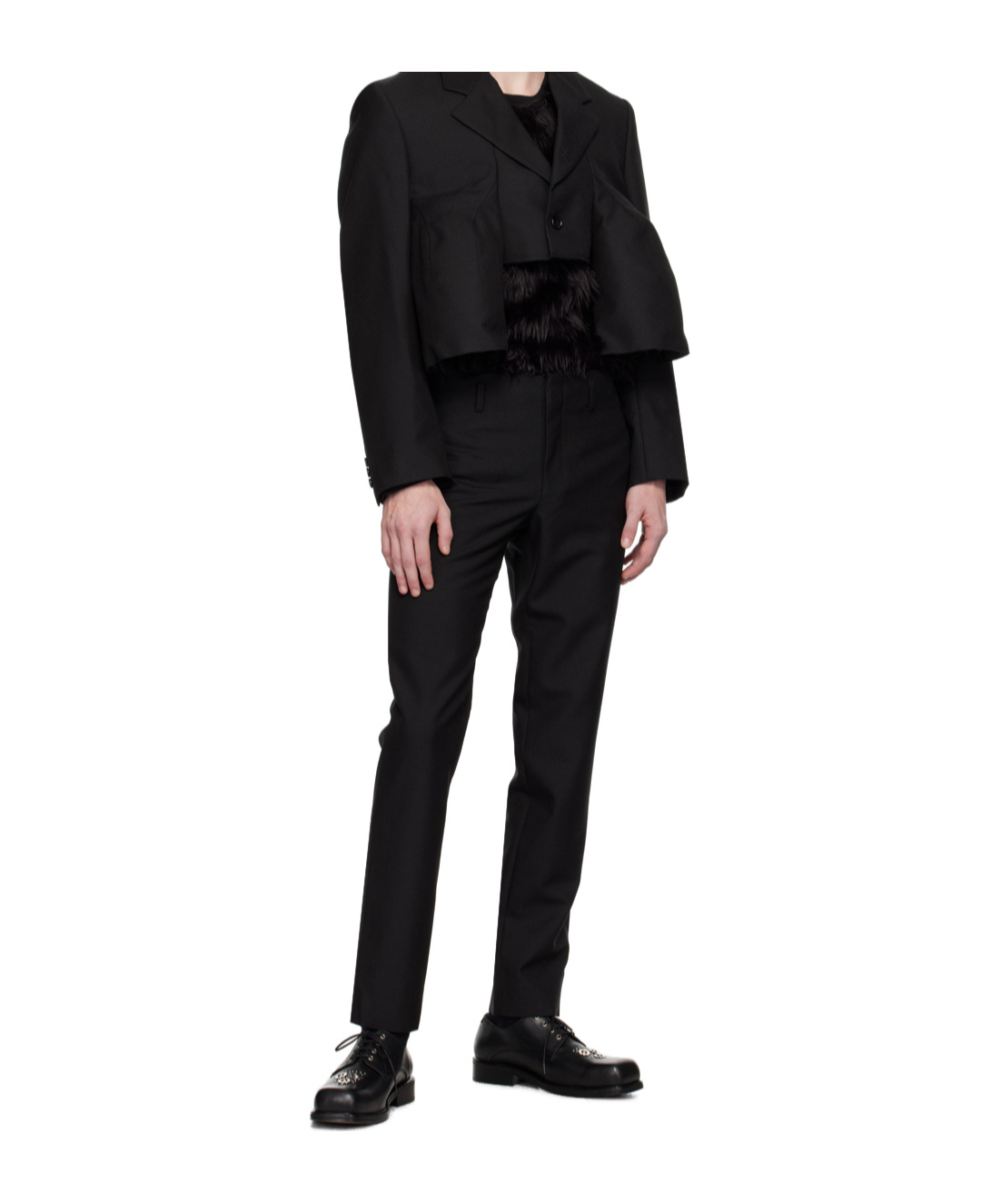 COMME DES GARÇONS BELT LOOPS SLACKS