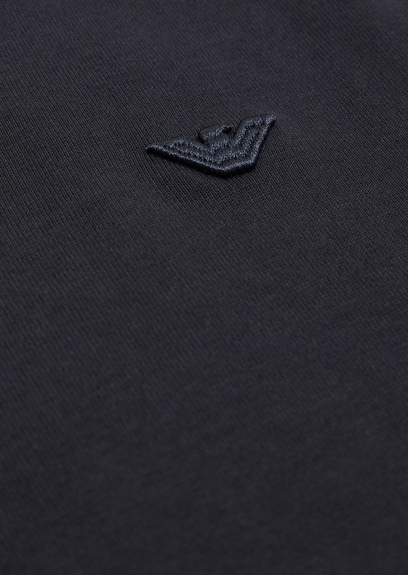 Emporio Armani Cotton T-shirt In Blue