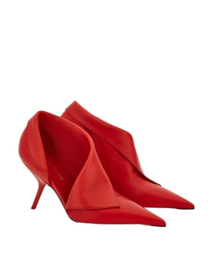 Ferragamo 85mm Eva Pumps In Red