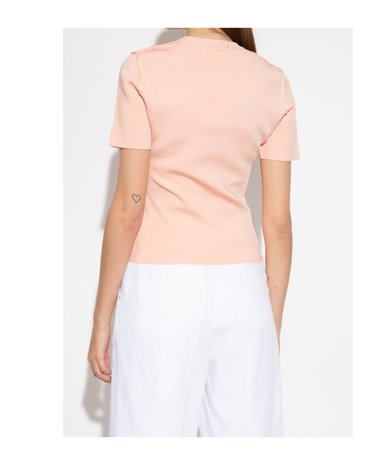 Fendi Round-neck T-shirt In Pink