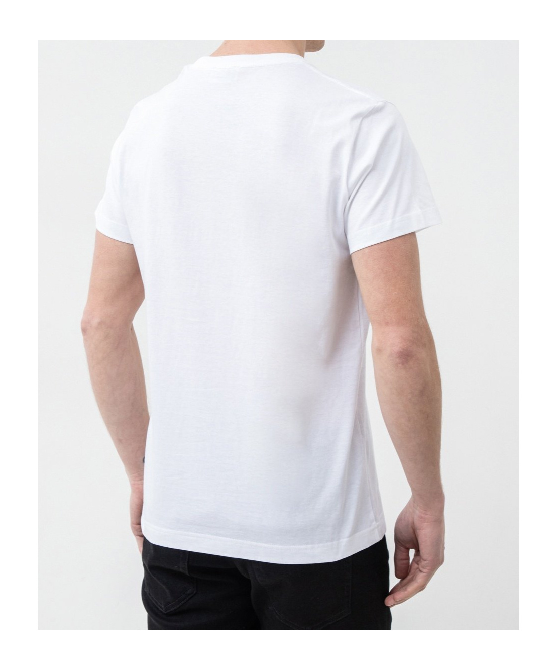 Diesel T-boxt-div Logo Printed T-shirt In White