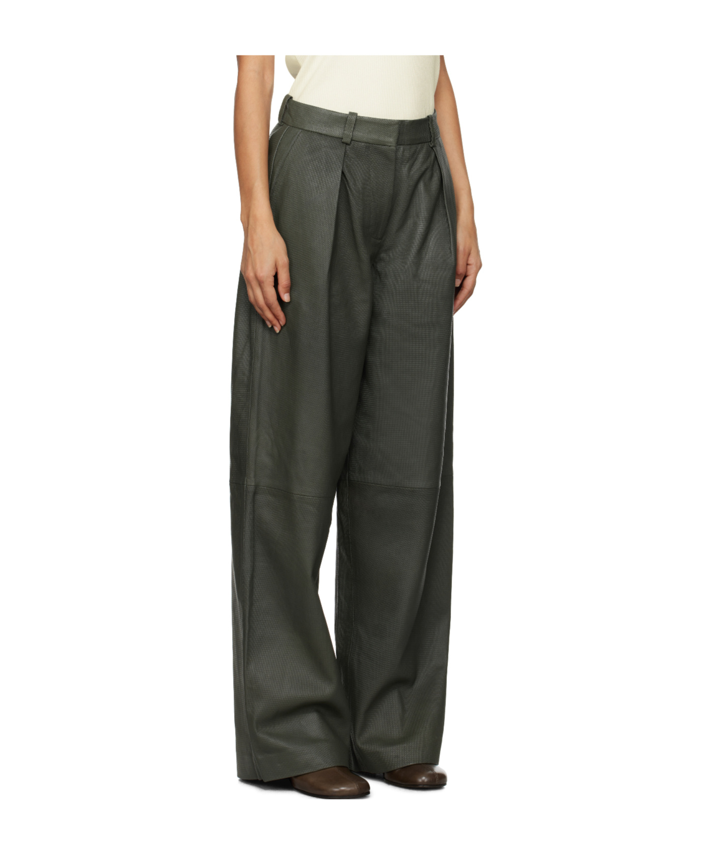 Remain Birger Christensen Belt-loop Casual Pants In Black