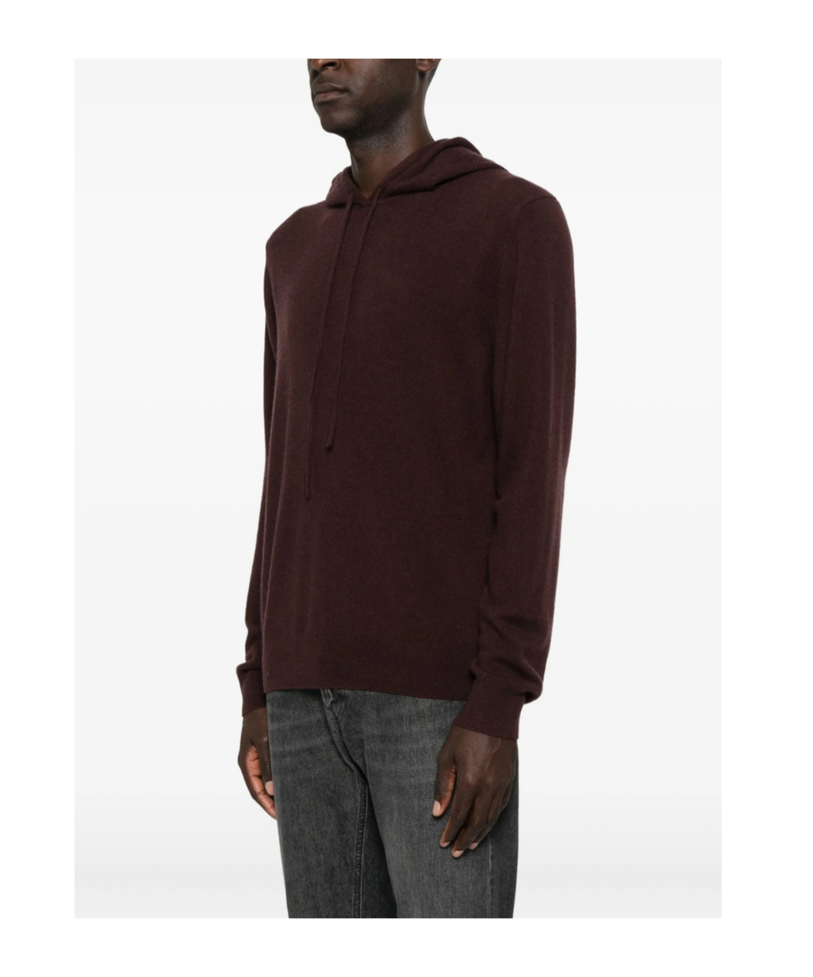 7 For All Mankind Cashmere Hoodie In Brown