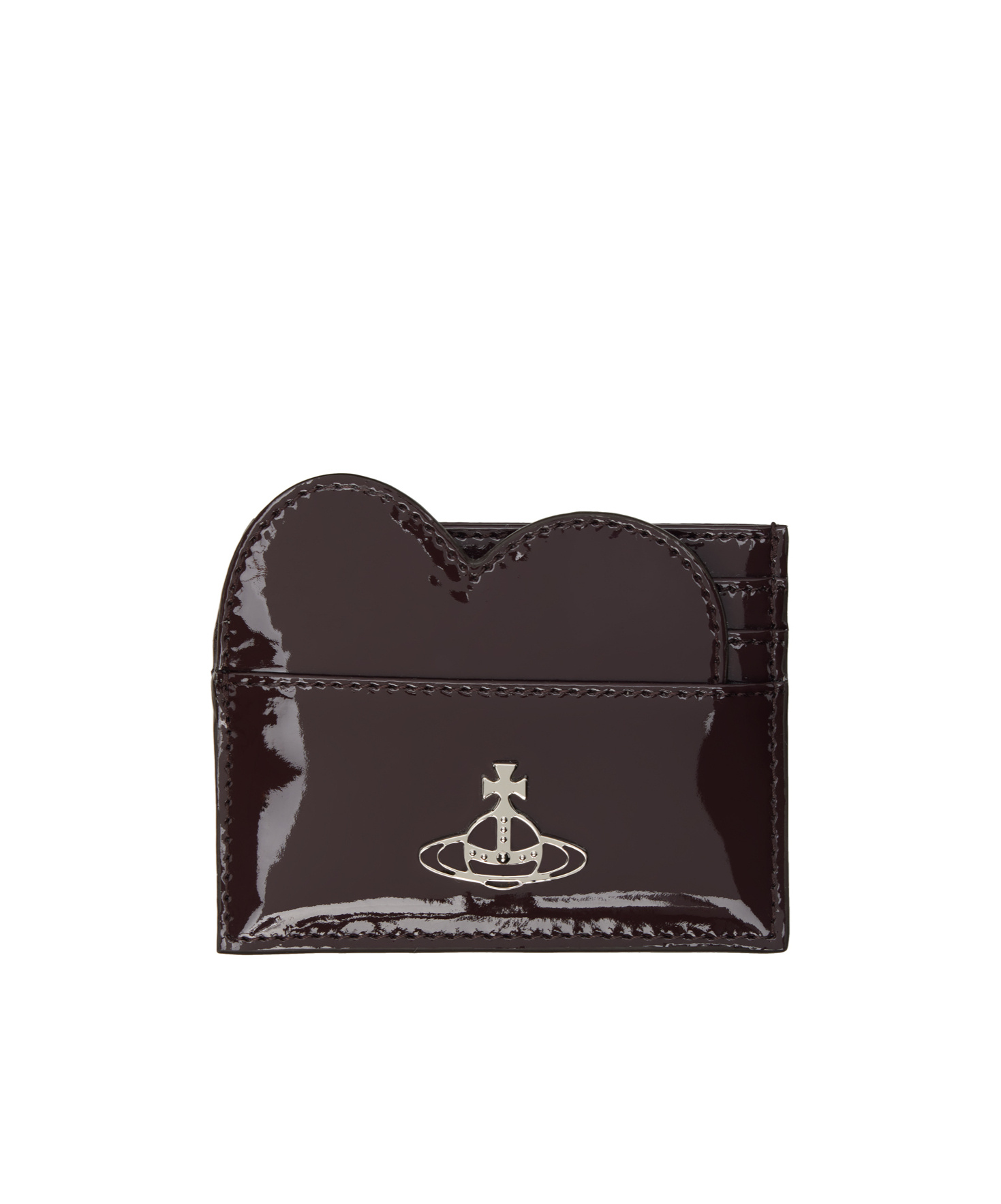 Vivienne Westwood Heart Card Bag In Black