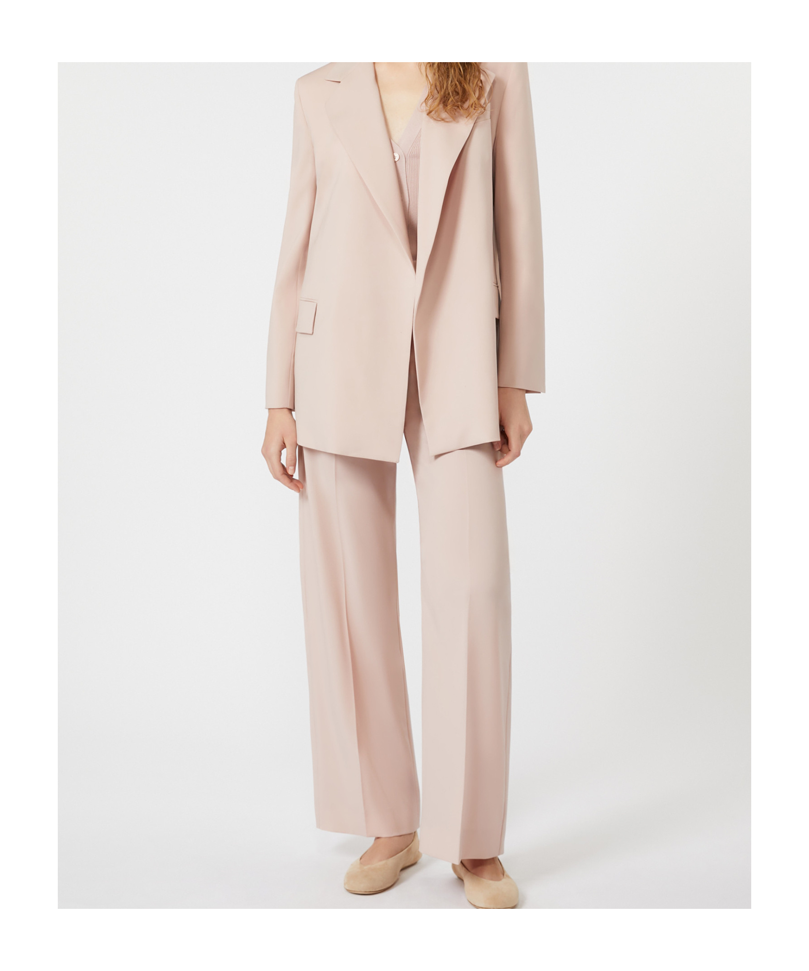Weekend Max Mara Powder Pink Visual Trousers