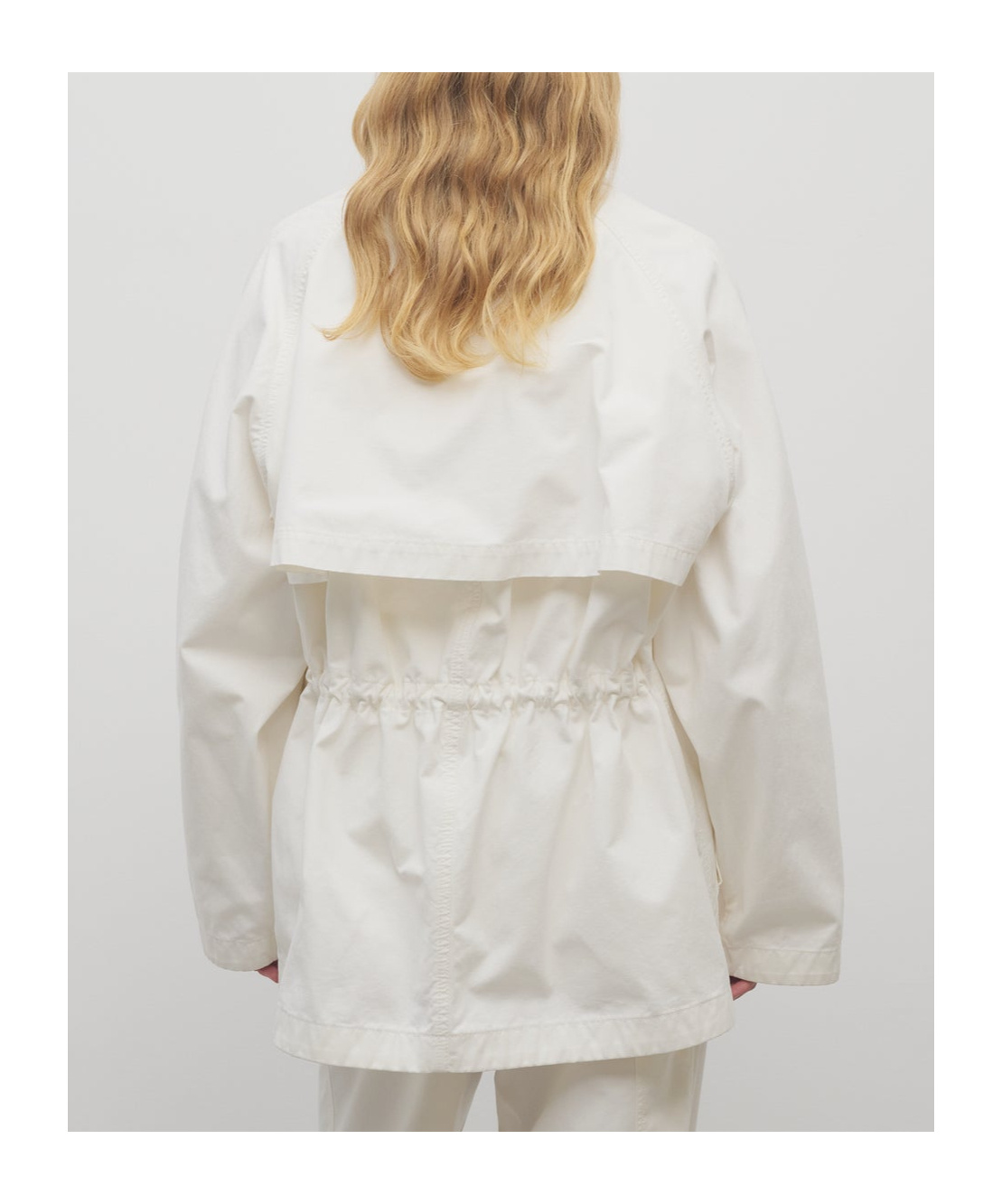 The Row Elodianna Jacket In Cotton In White