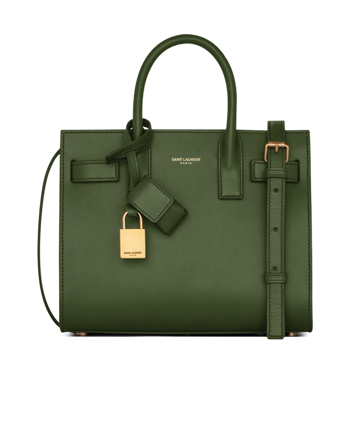 Saint Laurent Double Handle Shoulder Bag In Brown