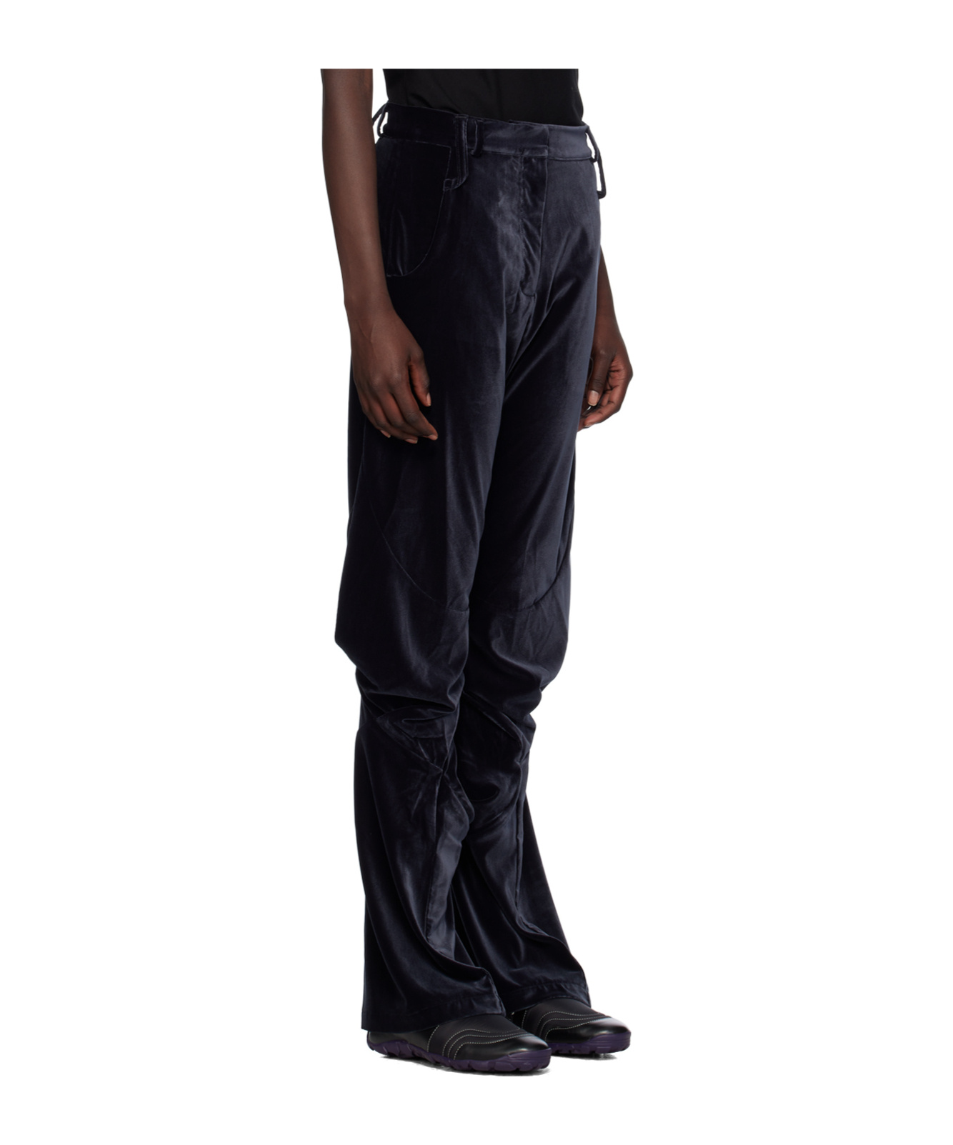 Kiko Kostadinov Shikari Trousers Graphite In Black