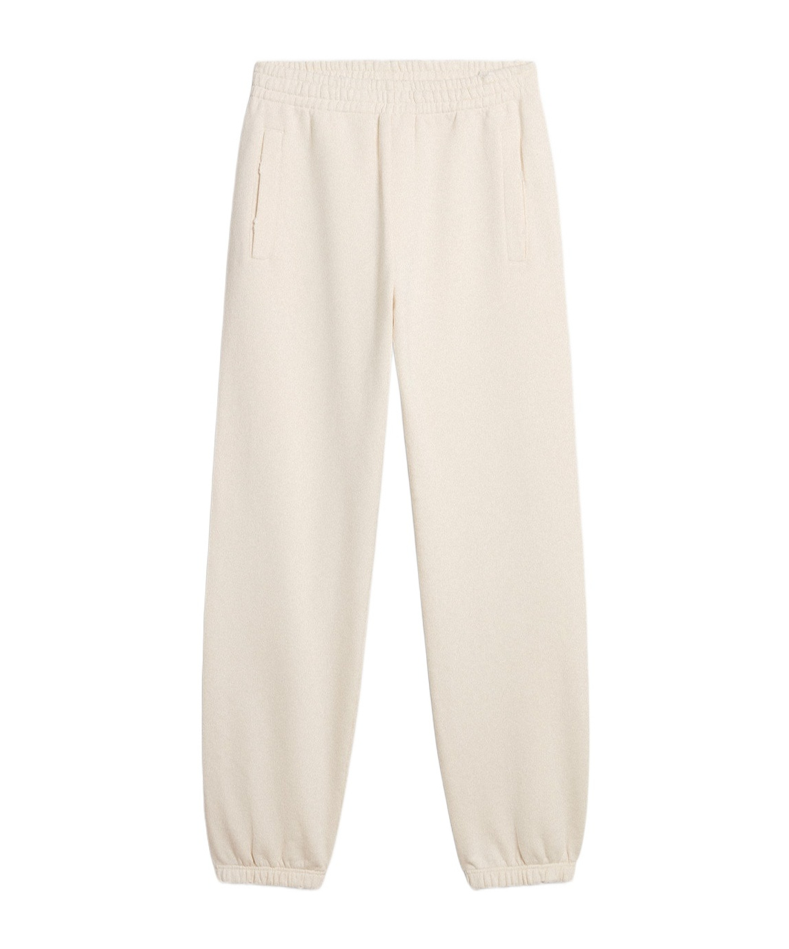 Golden Goose White Joggers In Gray