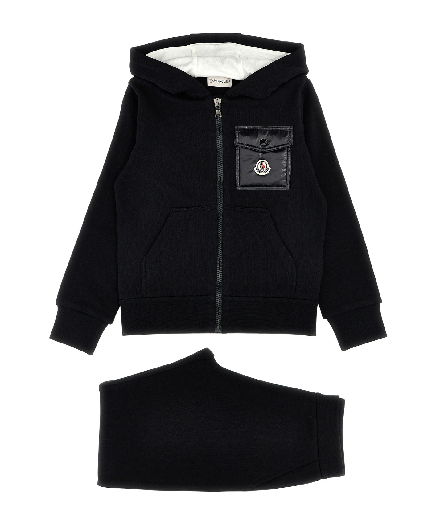 Moncler Complete Hoodie + Joggers In Black
