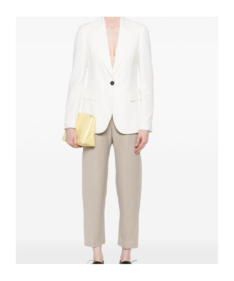Brunello Cucinelli Long-sleeved Jacket In White