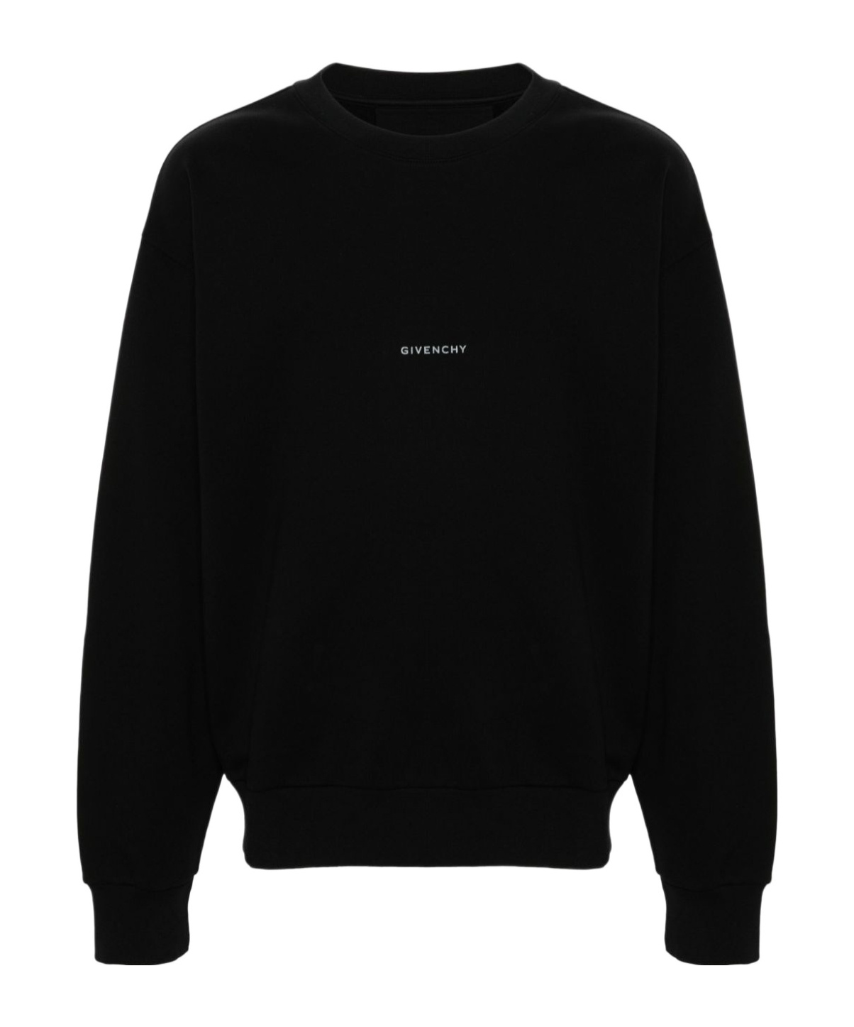 Givenchy Men's Classic Logo Sweatshirt With Cross Back In Black