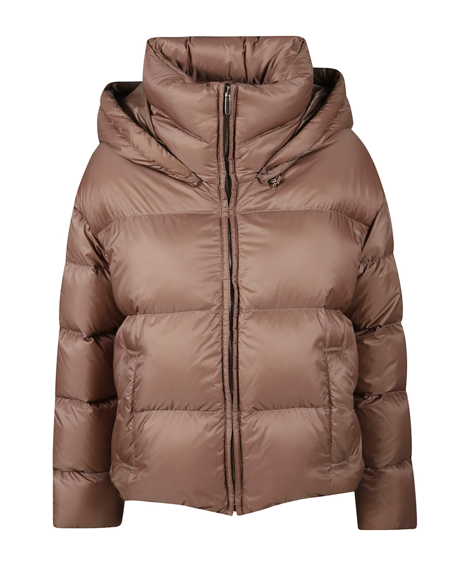 Max Mara The Cube Trebi Down Jacket In Brown