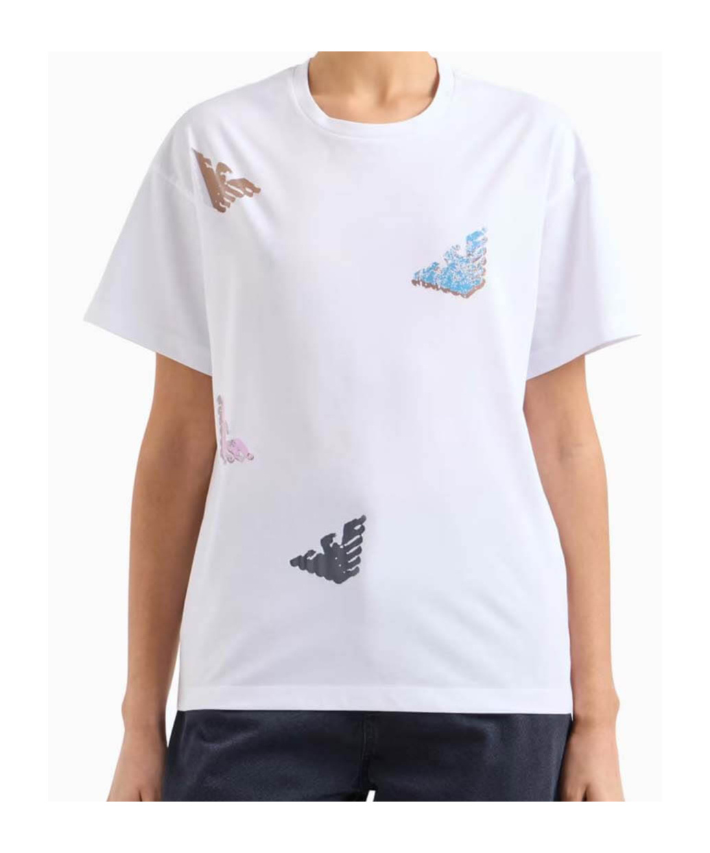 EMPORIO ARMANI ROUND NECK SHORT SLEEVE T-SHIRT