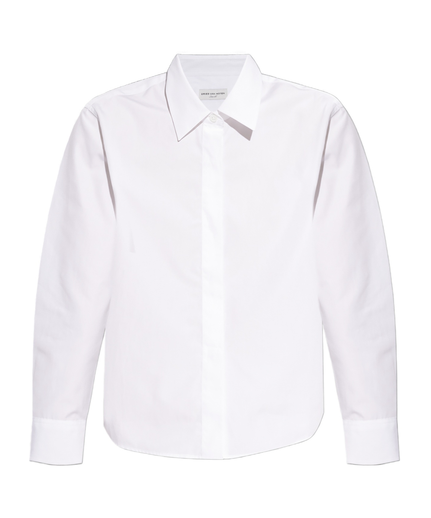 Dries Van Noten Long-sleeved Shirt In White