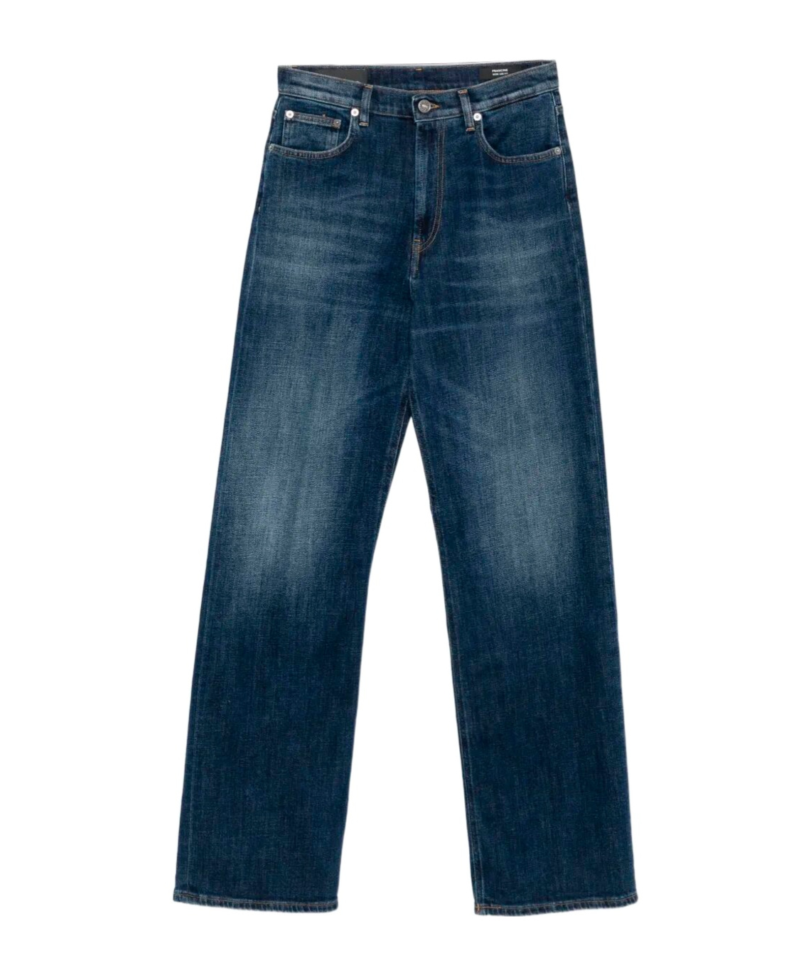 Dondup Logo-patch Jeans In Blue