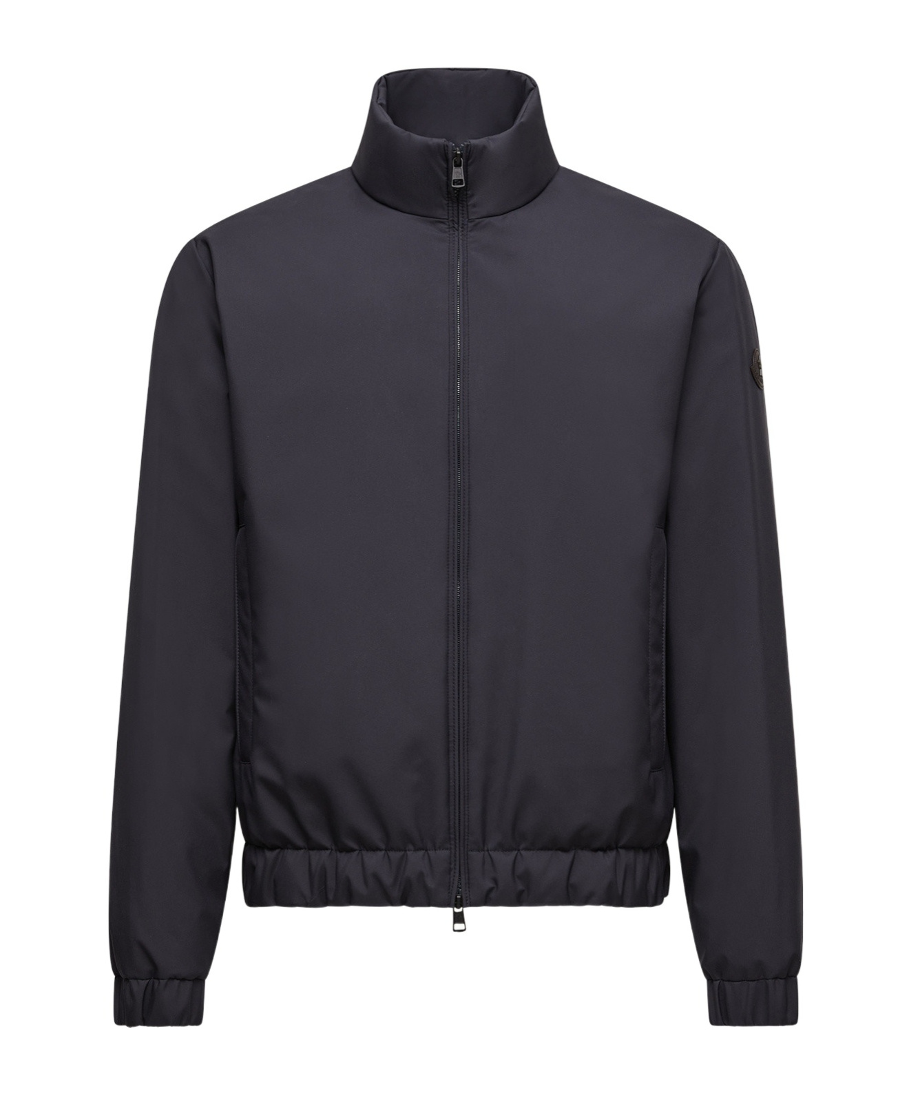 Moncler Luserna Short Down Jacket In Blue