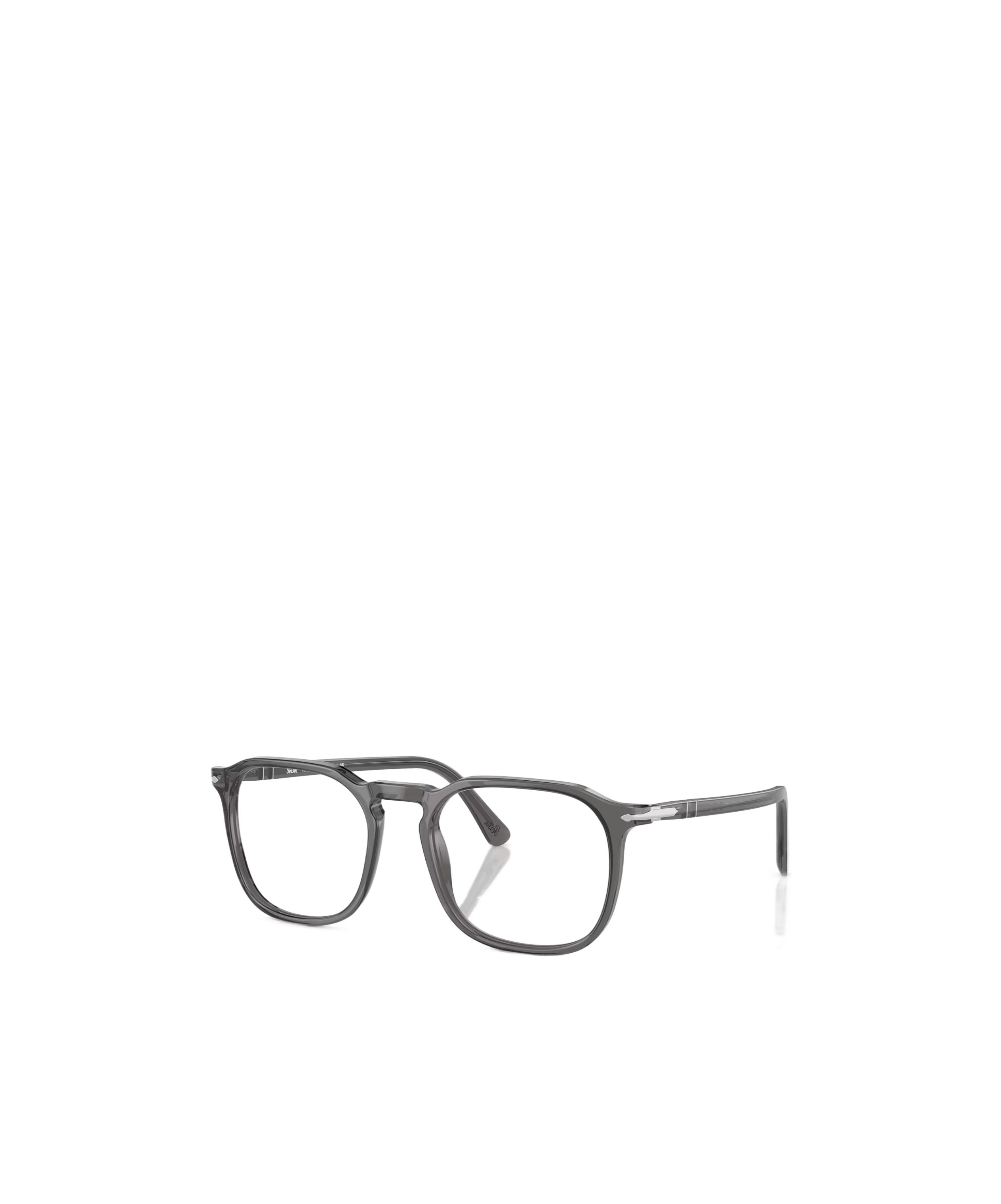 Persol Square Frame Glasses In Gray