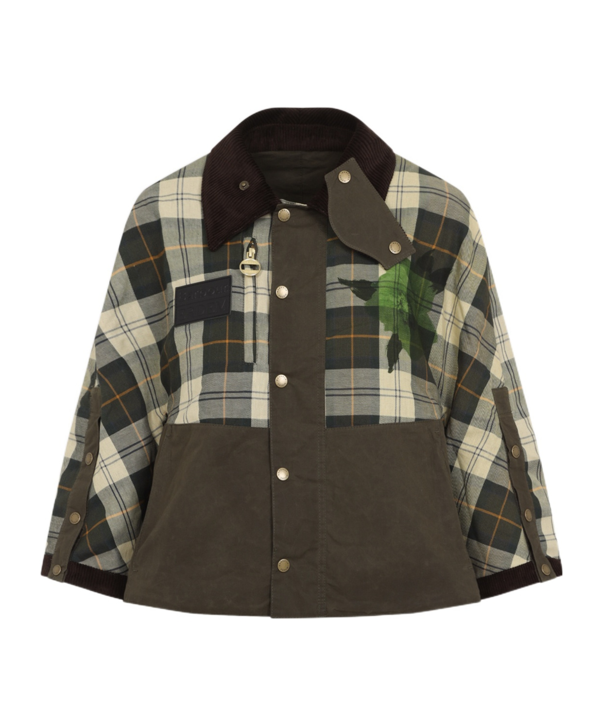 Barbour Long-sleeved Double-sided Casual Jacket In Black