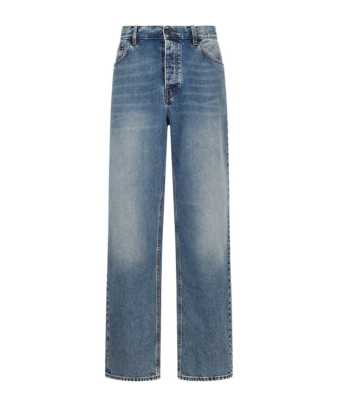 Haikure Jeans With Belt Loops In Blue