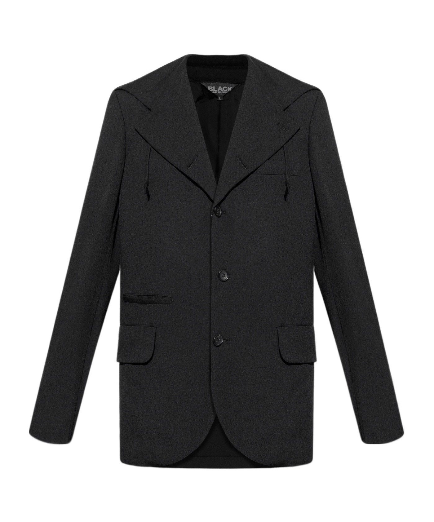 Comme Des Garçons Hooded Jacket In Black