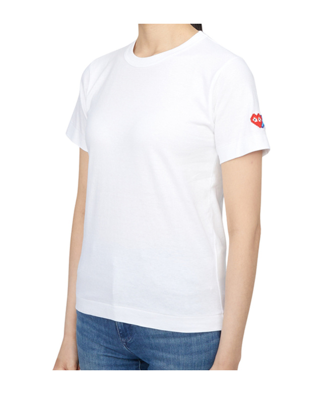 Comme Des Garçons Play X Invader Pixelated-heart T-shirt