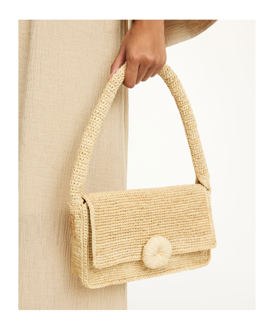 By Malene Birger Miro Woven Tote Bag In Brown