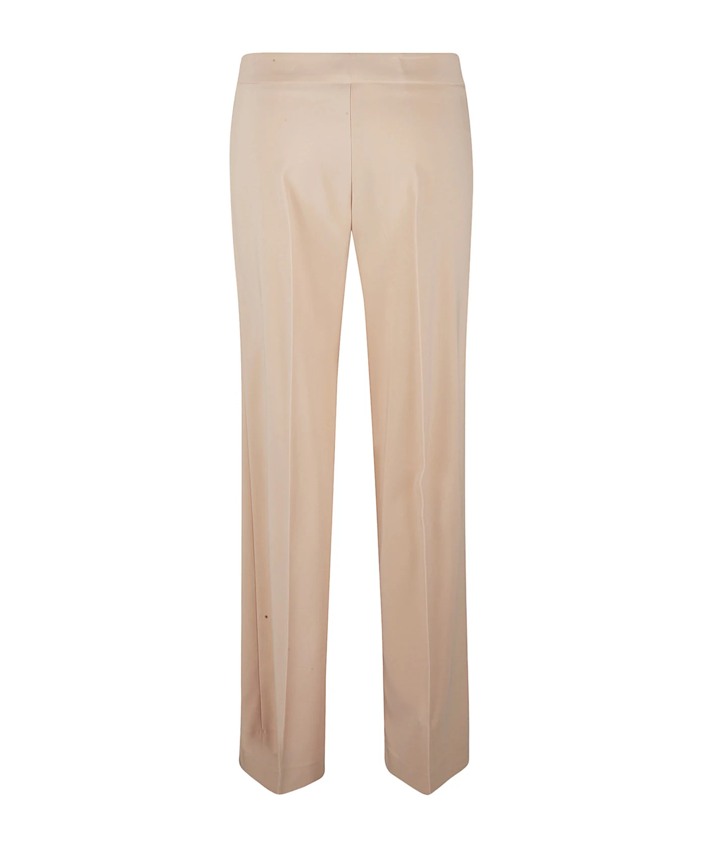 D Exterior Centre-crease Tailored Trousers In Brown