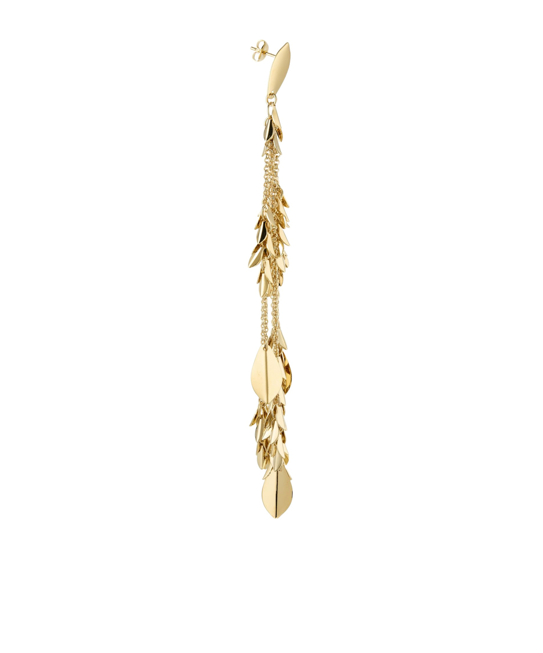 Isabel Marant Leaf Single Earring In Yellow