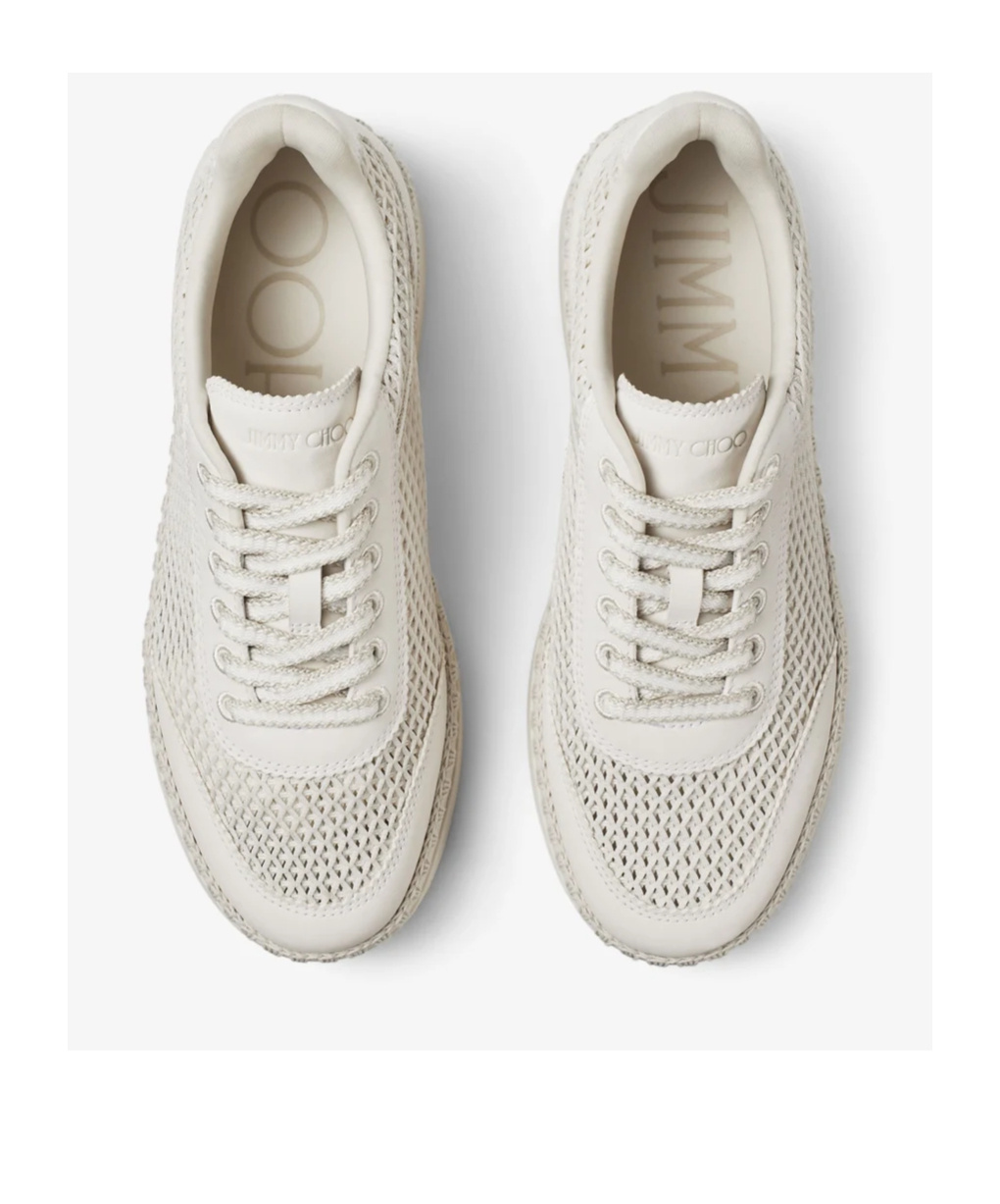 Jimmy Choo Rimini Low-cut Sneakers In White