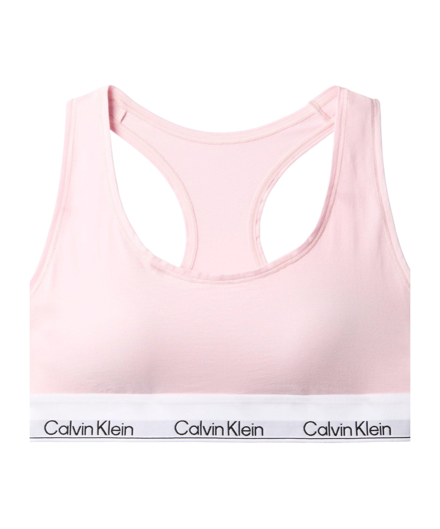 Calvin Klein Cotton Sports Bra In Pink