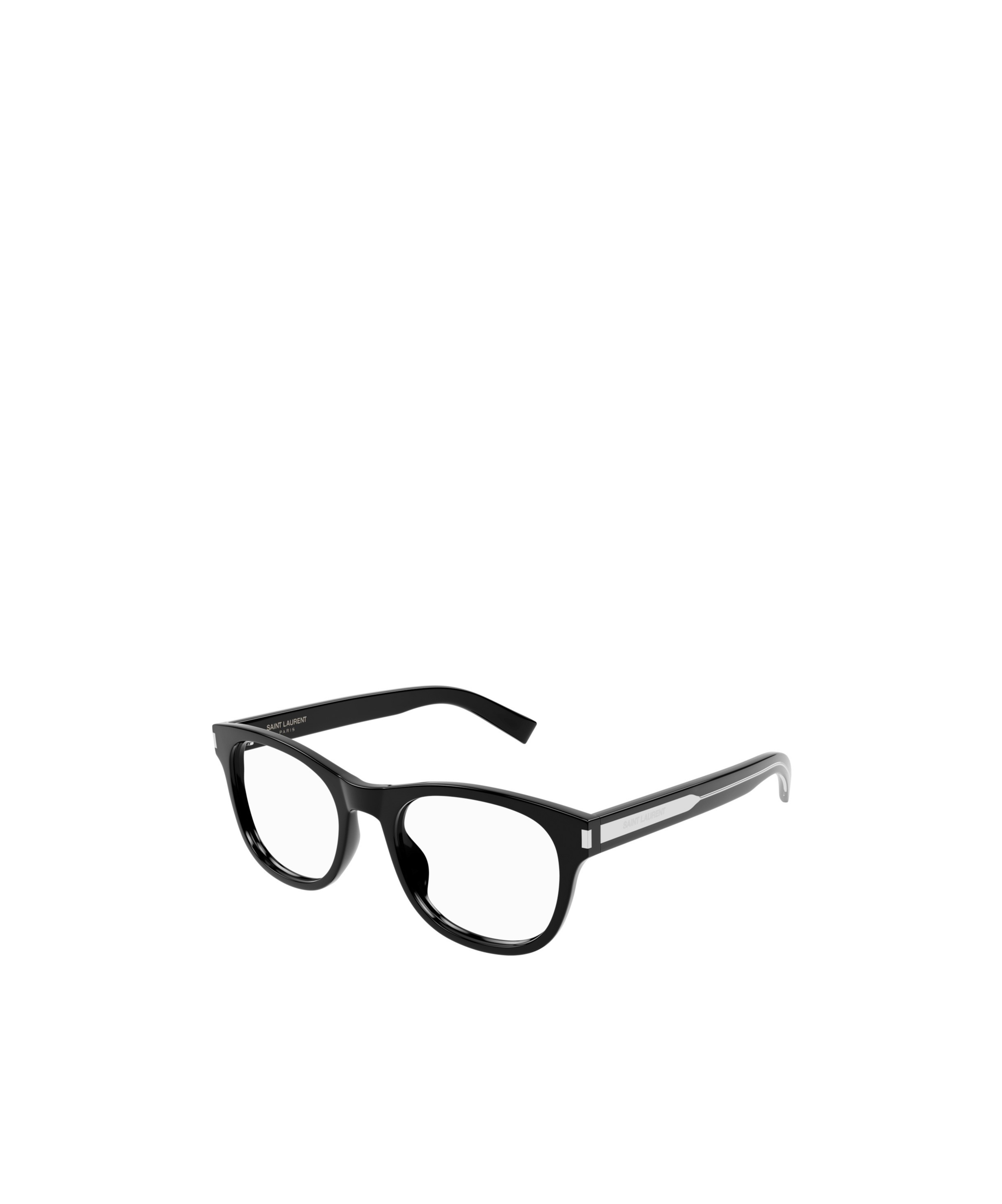 Saint Laurent Sl 663 Round-frame Glasses In Black