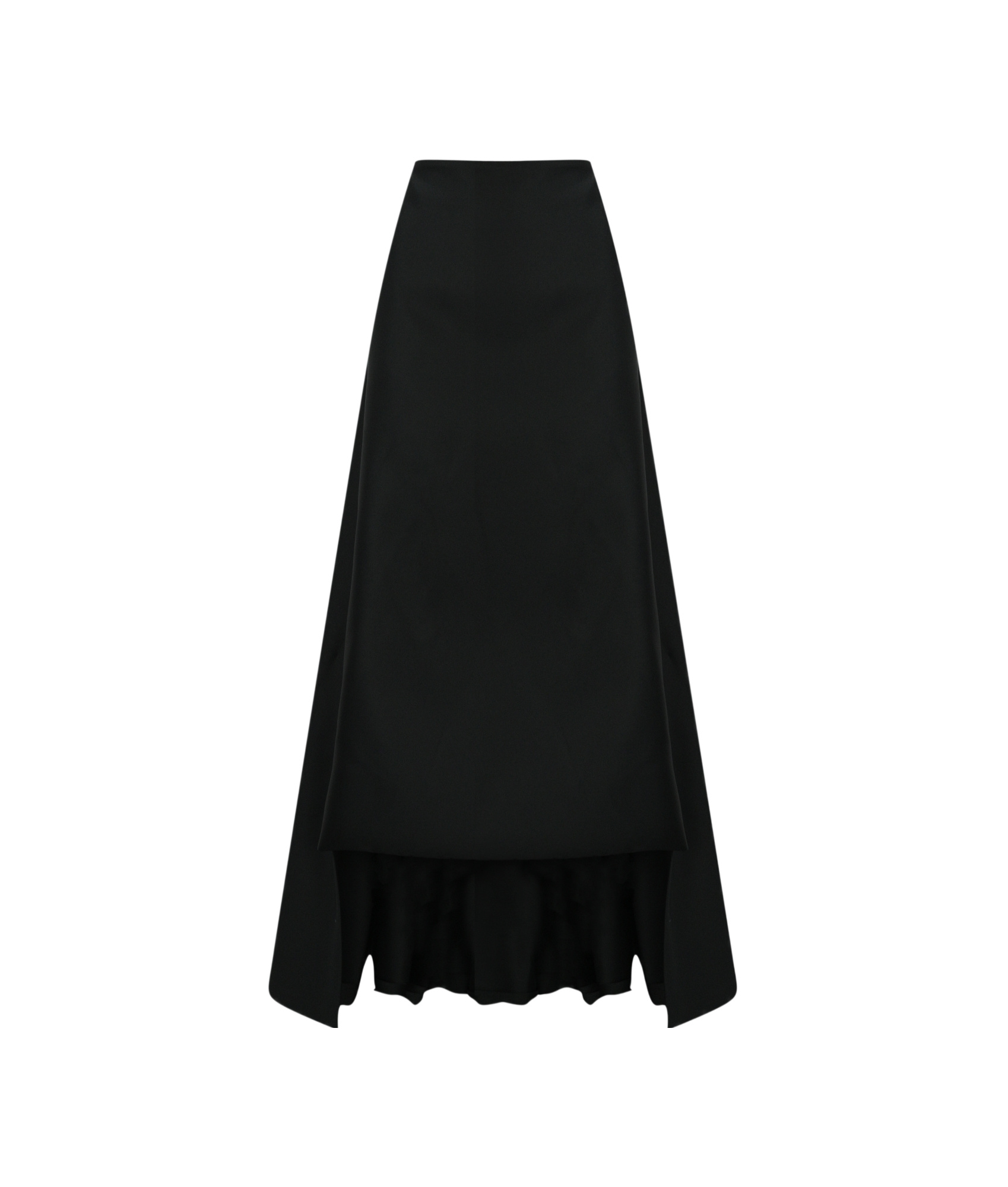 Shop Philosophy Di Lorenzo Serafini Draped Skirt In Black