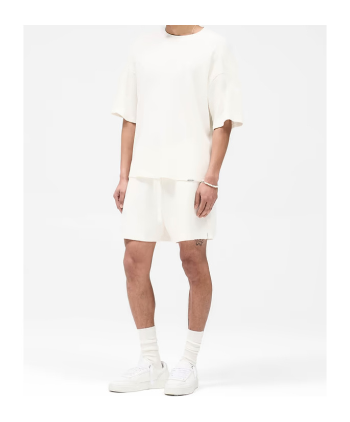 Represent Waffle Shorts In White
