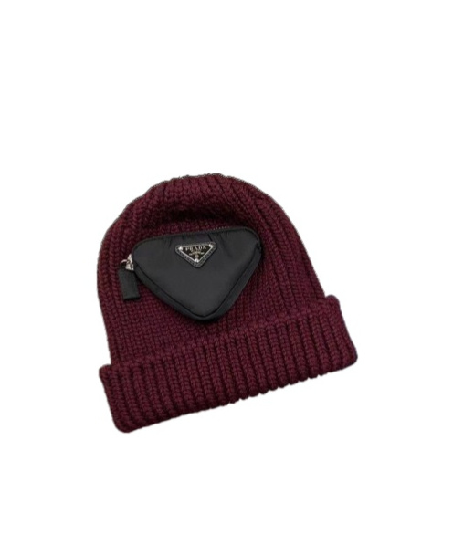 Shop Prada Logo Hat In Brown