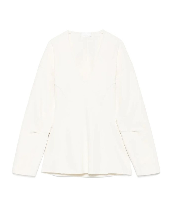 Wardrobe.nyc V-neck Long-sleeve Tunic