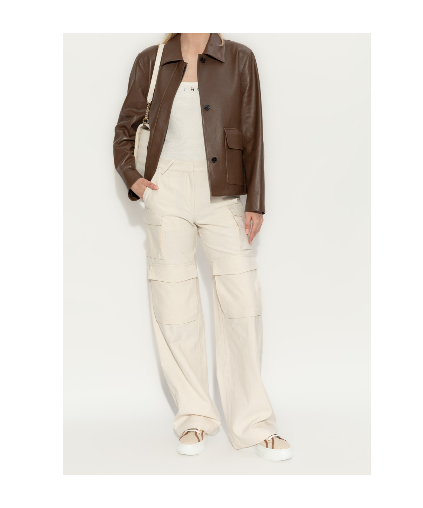 IRO BELT LOOP TRACK PANTS