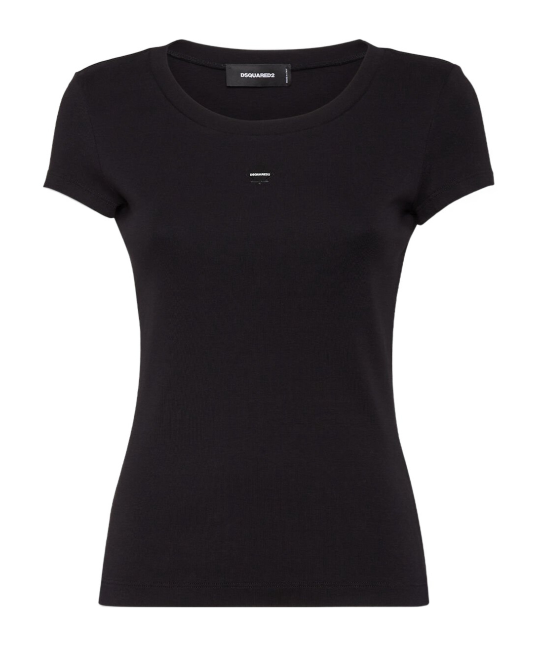 Dsquared2 Black Mini Fit Maple Leaf T-shirt In Black