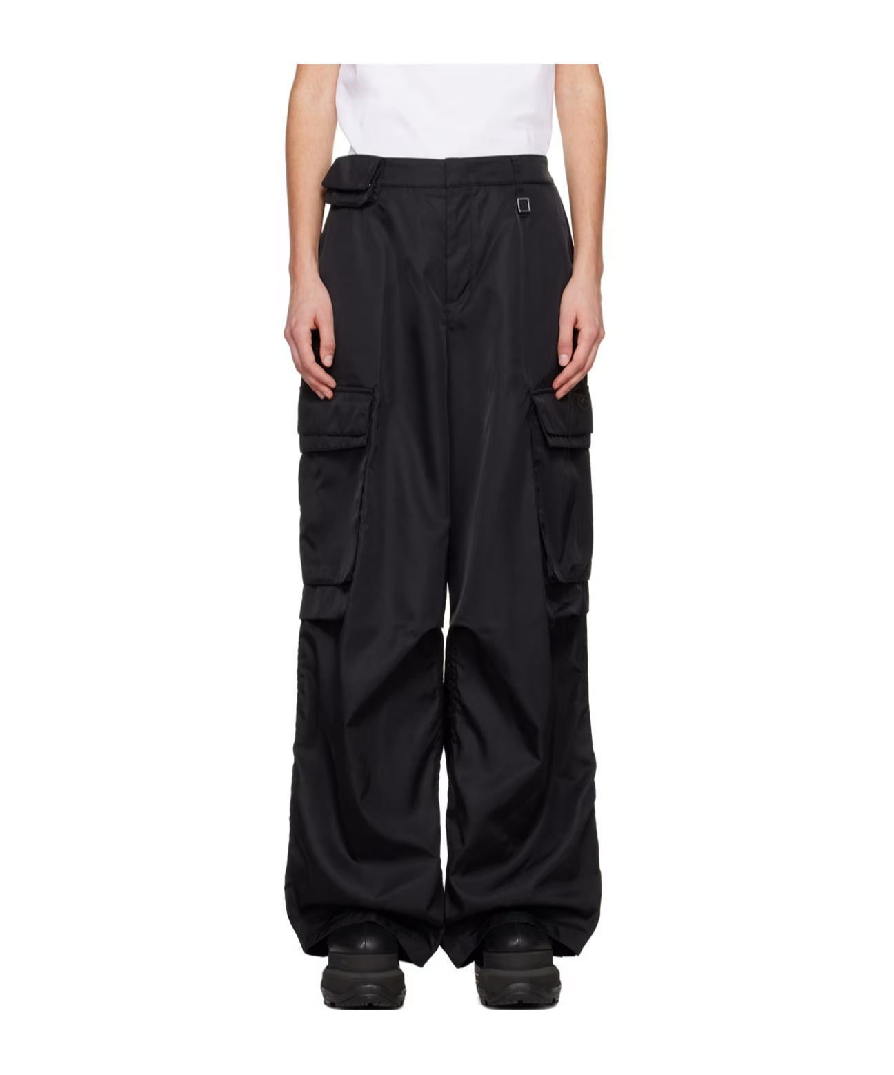 WOOYOUNGMI WIDE-LEGGED WORK PANTS